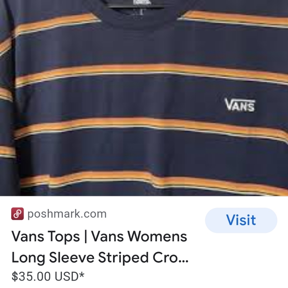 VANS striped longsleeve